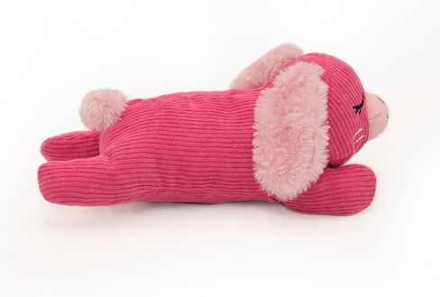 ZippyPaws Snooziez Bunny with Shhhqueaker Pink 4.57 x 5.35 x 11.3 inches in Saudi Arabia