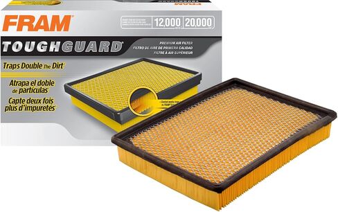 FRAM Extra Guard CA8754 Replacement Engine Air Filter for Select Buick, Chevrolet, Oldsmobile, and Pontiac Models, Provides Up to 12 Months or 12,000 Miles Filter Protection in Saudi Arabia
