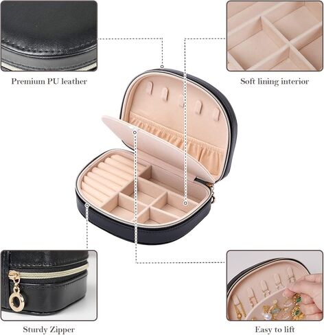 ProCase Travel Size Jewelry Box Bundle with Velvet Jewelry Box in Saudi Arabia