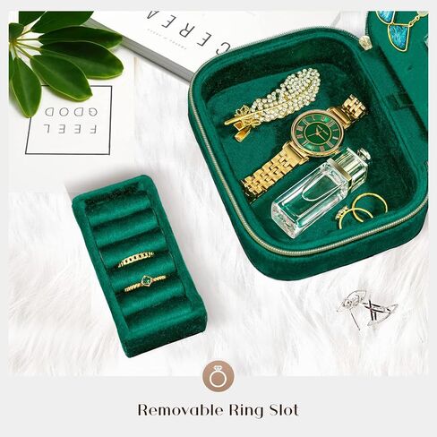 ProCase Travel Size Jewelry Box Bundle with Velvet Jewelry Box in Saudi Arabia