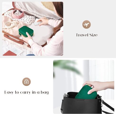 ProCase Travel Size Jewelry Box Bundle with Velvet Jewelry Box in Saudi Arabia