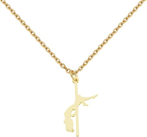 Pole Dancer Gift Pole Dancing Pendant Necklace Dancing Lovers Earrings Jewelry Pole Dance Instructor Appreciation Gift in Saudi Arabia