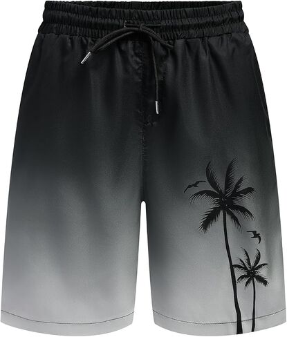 Hardaddy Mens Swim Trunks Quick Dry Swim Shorts with Bathing Mesh Lining Suit Hawaiian Beach Shorts with Pockets in Saudi Arabia