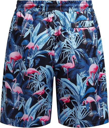 Hardaddy Mens Swim Trunks Quick Dry Swim Shorts with Bathing Mesh Lining Suit Hawaiian Beach Shorts with Pockets in Saudi Arabia