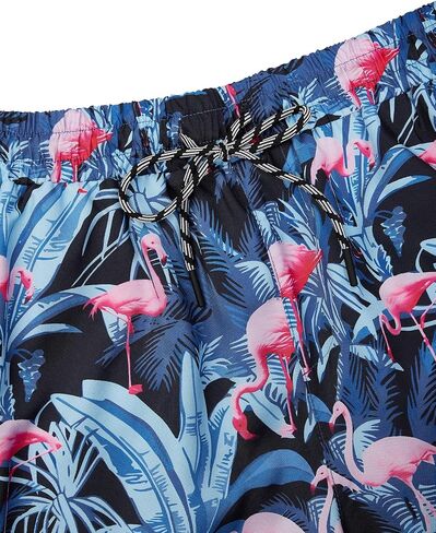 Hardaddy Mens Swim Trunks Quick Dry Swim Shorts with Bathing Mesh Lining Suit Hawaiian Beach Shorts with Pockets in Saudi Arabia