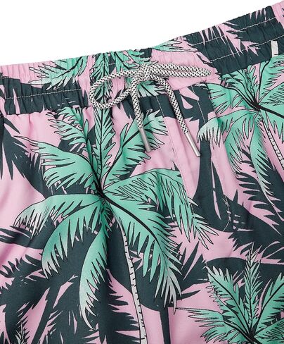 شورت سباحة رجالي من Hardaddy شورت سباحة سريع الجفاف مع بطانة شبكية للاستحمام شورت شاطئ هاواي مع جيوب in Kuwait