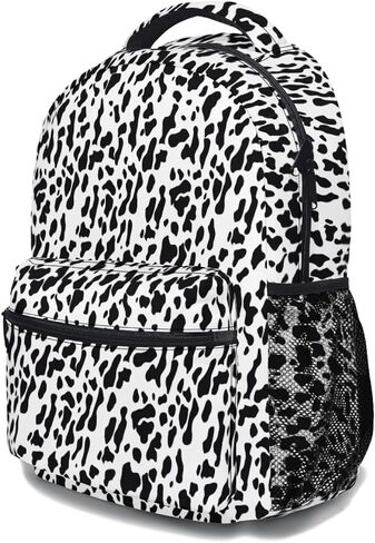 Kawani Leopard College Bookbags حقيبة ظهر مدرسية سوداء الفهد للفتيات والنساء المراهقات حقائب مدرسية حقائب كتب للسيدات ليوبارد حقائب ظهر للكمبيوتر المحمول للسفر والمشي لمسافات طويلة والتخييم وصالة الألعاب الرياضية Daypack in Kuwait