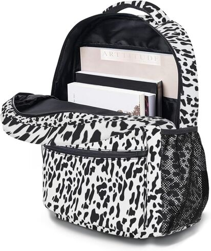 Kawani Leopard College Bookbags حقيبة ظهر مدرسية سوداء الفهد للفتيات والنساء المراهقات حقائب مدرسية حقائب كتب للسيدات ليوبارد حقائب ظهر للكمبيوتر المحمول للسفر والمشي لمسافات طويلة والتخييم وصالة الألعاب الرياضية Daypack in Kuwait
