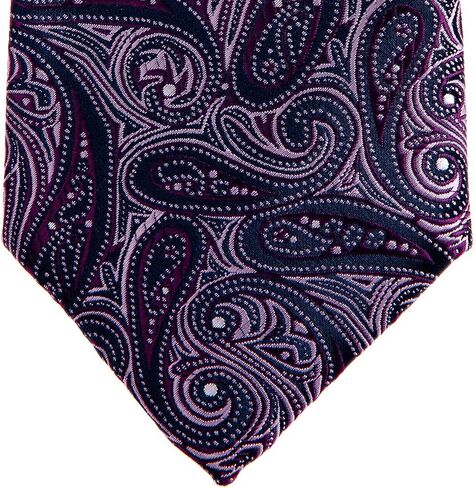 Retreez Elegant Paisley Art Pattern Woven Microfiber 3.15" Men's Tie in Saudi Arabia