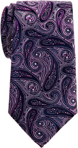 Retreez Elegant Paisley Art Pattern Woven Microfiber 3.15" Men's Tie in Saudi Arabia