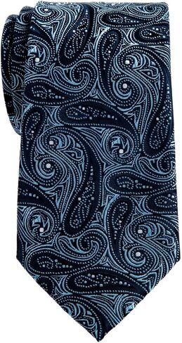 Retreez Elegant Paisley Art Pattern Woven Microfiber 3.15" Men's Tie in Saudi Arabia