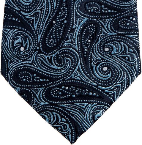 Retreez Elegant Paisley Art Pattern Woven Microfiber 3.15" Men's Tie in Saudi Arabia