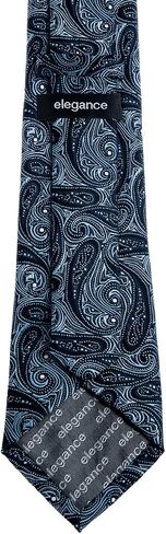 Retreez Elegant Paisley Art Pattern Woven Microfiber 3.15" Men's Tie in Saudi Arabia
