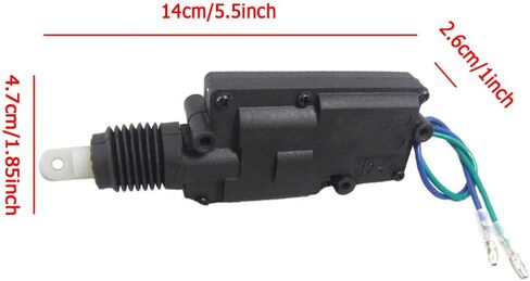 Universal Heavy Duty Power Door Lock Actuator, Car Motor Universal Heavy Duty High Power Door Lock Actuator, Car Door Lock Actuator, Motor Door Lock Actuator for Most 12V Vehicles, 5 Wires in Saudi Arabia