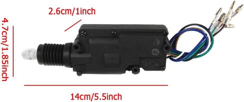 Universal Heavy Duty Power Door Lock Actuator, Car Motor Universal Heavy Duty High Power Door Lock Actuator, Car Door Lock Actuator, Motor Door Lock Actuator for Most 12V Vehicles, 5 Wires in Saudi Arabia