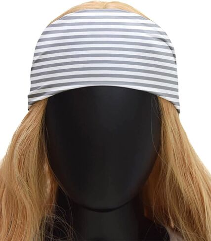 عصابة رأس، عصابة رأس، لفافة رأس، عصابة رأس ناعمة قابلة للتمدد، عصابة رأس رياضية لليوجا تناسب الجميع in Kuwait