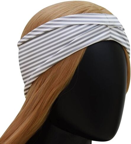 عصابة رأس، عصابة رأس، لفافة رأس، عصابة رأس ناعمة قابلة للتمدد، عصابة رأس رياضية لليوجا تناسب الجميع in Kuwait