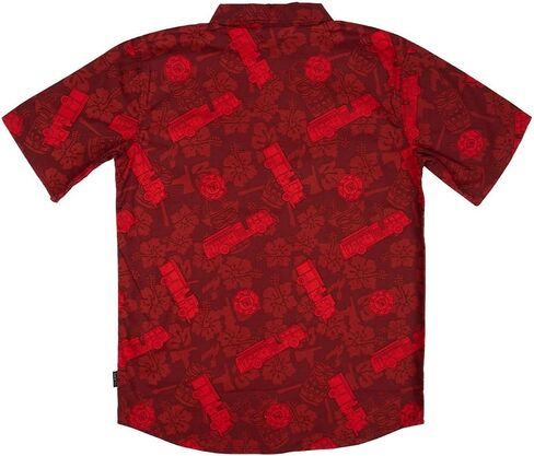 LAPG Kid's Short Sleeve Button Up Shirt, Kid's Hawaiian Shirt, Button Up Shirt for Children in Saudi Arabia