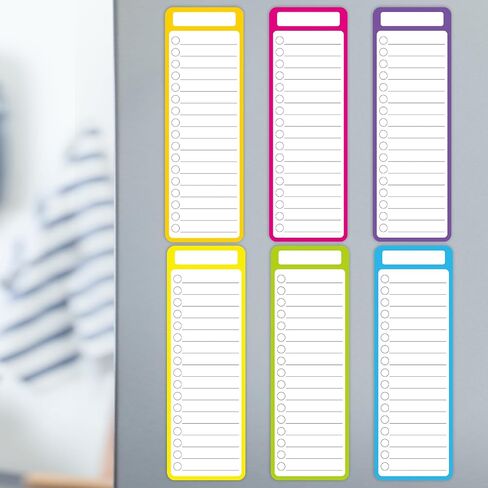 Qilery 24 Pcs Magnetic Dry Erase Board Magnetic to Do List for Fridge 11.8" x 3.94'' Magnetic Notepads Magnetic Whiteboard for Grocery Kitchen Refrigerator Message in Saudi Arabia