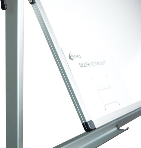 Lockways Reversible Magnetic Mobile Whiteboard, 48 x 36 Inch Double Sided Dry Erase Whiteboard, Anti-Scratch Aluminum Frame in Saudi Arabia