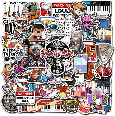 Pack 50 PCS Kawaii Stickers Animal Food Word Cute Vsco Vinyl Sticker Decals Waterproof Aesthetic for Wall Laptop Bike Car Bumper Helmet Water Bottle for Kids Girls in Kuwait