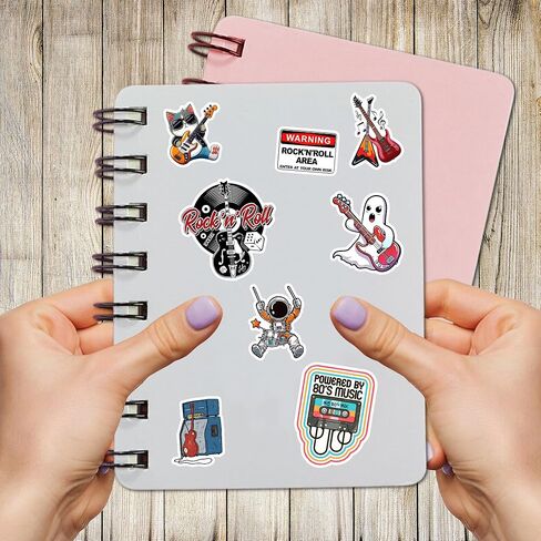 Pack 50 PCS Kawaii Stickers Animal Food Word Cute Vsco Vinyl Sticker Decals Waterproof Aesthetic for Wall Laptop Bike Car Bumper Helmet Water Bottle for Kids Girls in Kuwait