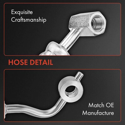 A-Premium Power Steering Hose Pressure Hose Line Assembly Compatible with Nissan Sentra 1998-1999 200SX 1998 Pump To Gear/Rack Pinion in Saudi Arabia