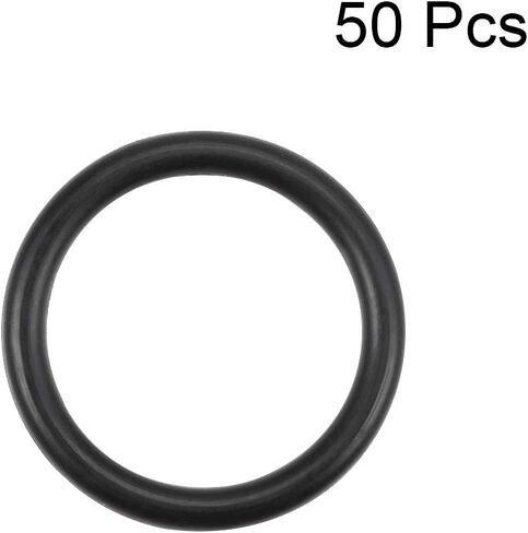 uxcell O-Rings Nitrile Rubber, 3mm Inner Diameter, 5mm OD, 1mm Width, Round Seal Gasket(Pack of 50) in Saudi Arabia