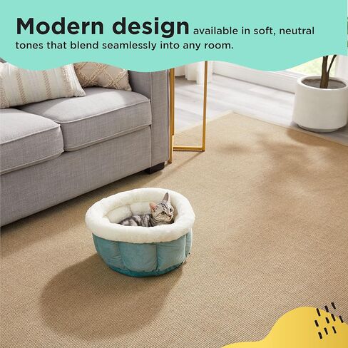أفضل الأصدقاء من شيري كادل كوب إيلان، سرير مريح للقطط والكلاب مصنوع من الألياف الدقيقة في حوض سباحة قياسي in Kuwait