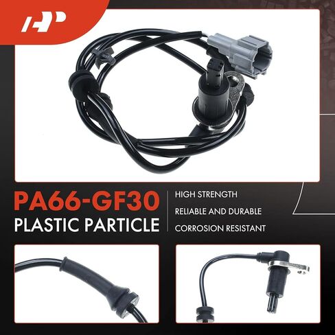 A-Premium Rear Left ABS Wheel Speed Sensor - Compatible with Nissan Models - Maxima 2002-2003, 3.5L - Rear Driver Side, Replaces 47901-2Y060, 479012Y060 in Saudi Arabia