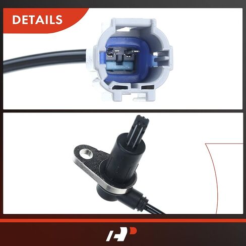 A-Premium Rear Left ABS Wheel Speed Sensor - Compatible with Nissan Models - Maxima 2002-2003, 3.5L - Rear Driver Side, Replaces 47901-2Y060, 479012Y060 in Saudi Arabia