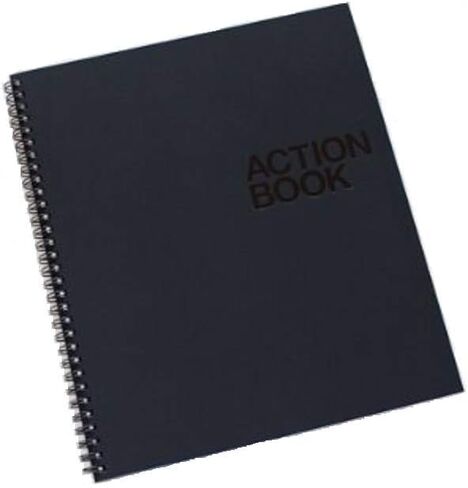 Behance, Action Method Action Book - Orange (8.5" x 10.5") [Spiral-bound] in Saudi Arabia