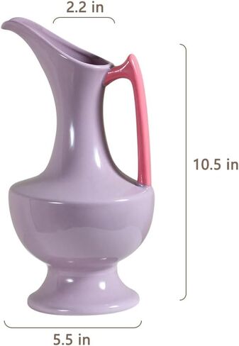 Ceramic Flower Vase,Retro Vase,Decor for Family,Living Room,Office,Reception Room,Restaurant,etc,Unique Gift in Saudi Arabia