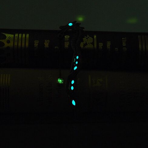 3 Pcs Retro Glow in The Dark Book Mark Dragon Luminous Bookmark by OBANGONG in Saudi Arabia