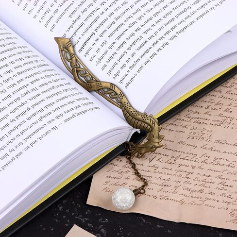 3 Pcs Retro Glow in The Dark Book Mark Dragon Luminous Bookmark by OBANGONG in Saudi Arabia