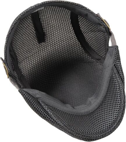 Lanzom Men's Breathable Mesh Summer Hat Adjustable Newsboy Beret Ivy Cap Cabbie Flat Cap Gatsby Driving Hunting Hats in Saudi Arabia