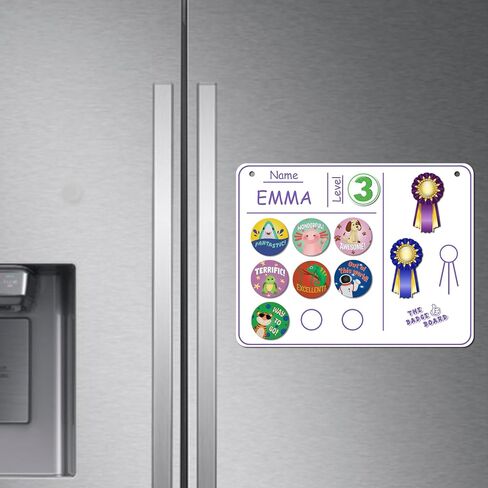 Badge Board Reward Chart with Levels for Kids Behavior and Motivation (Blue) in Saudi Arabia