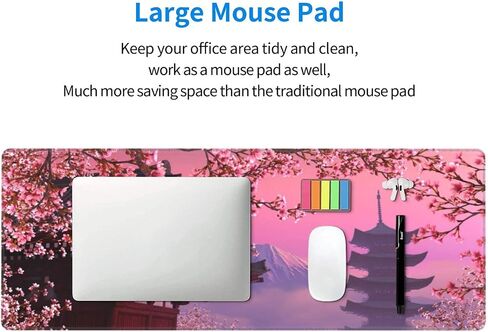 Leopard Print Gaming Mouse Pad Non Slip XL Large Mousepad Stitched Edge Rubber Base Desk Mat for Laptop PC Computer in Saudi Arabia