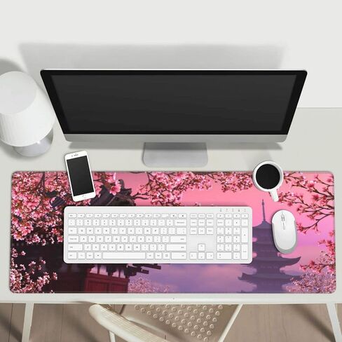 Leopard Print Gaming Mouse Pad Non Slip XL Large Mousepad Stitched Edge Rubber Base Desk Mat for Laptop PC Computer in Saudi Arabia