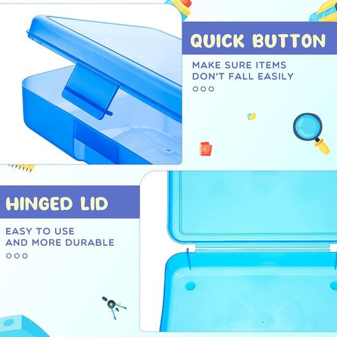 Honoson 60 Pcs Hard Plastic Pencil Case Bulk Clear Pencil Box Utility Crayon Storage Box Multi Purpose Organizer for Pens Pencils Office Supplies 8 x 5 x 2 In (Colorful) in Saudi Arabia