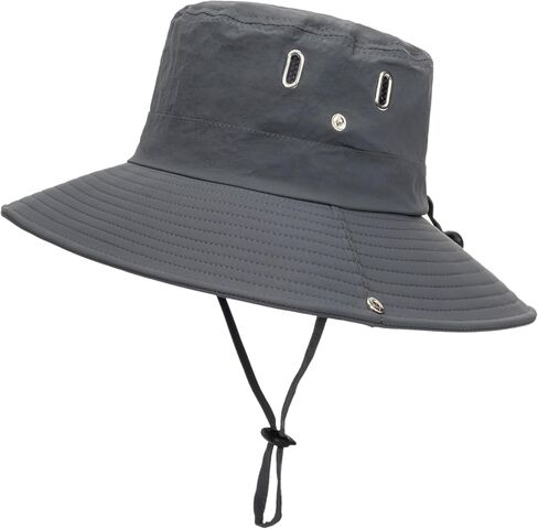 قبعة شمس صيفية للرجال - قبعة دلو بحافة واسعة قابلة للتنفس للصيف للحماية من الأشعة فوق البنفسجية، قبعة Boonie لصيد الأسماك والمشي لمسافات طويلة والتخييم in Kuwait