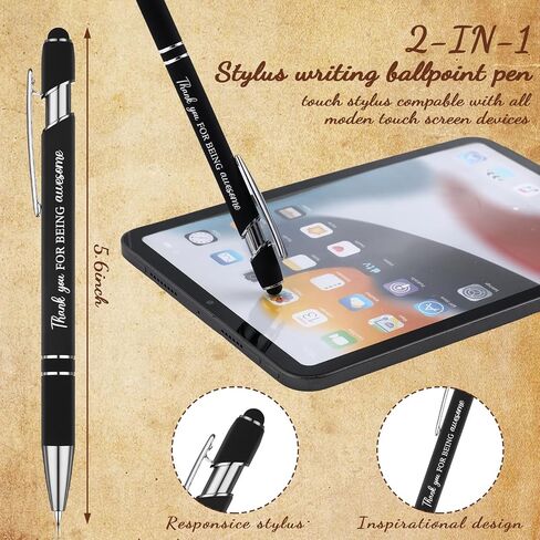 48 Pcs Employee Appreciation Gifts Hardcover Executive Notebooks A6,24 Thank You Notebooks Motivational Journals and 24 Pens Bulk for Team Employee Volunteer(Multi Colors, Thank You) in Saudi Arabia