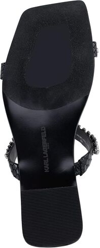 Karl Lagerfeld Paris Women's Payzlee Embellished Flat Sandal Slide in Saudi Arabia