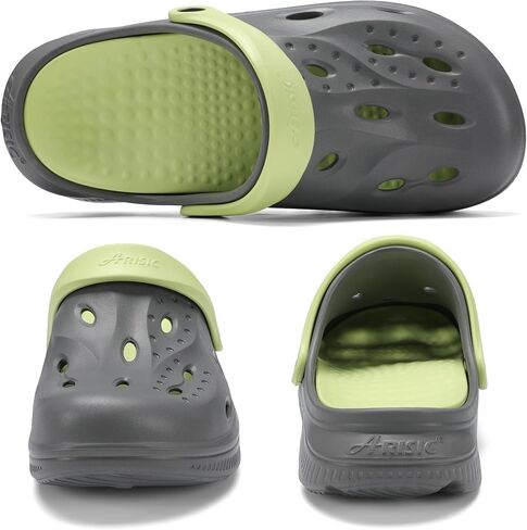 Arch Support Clogs Mens Womens Garden Shoes Lightweight Outdoor Beach Slippers Recovery Sandals with Removable Thick Insoles in Saudi Arabia