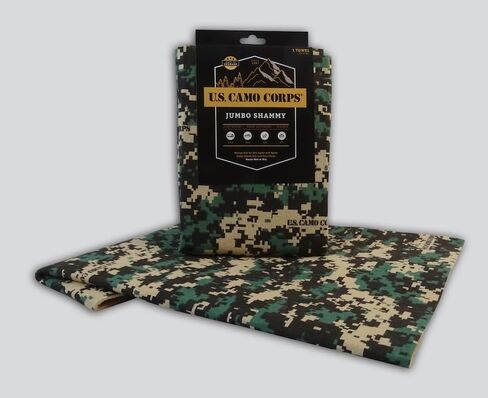 US Camo Crops مقاس كبير 68.58 سم × 50.8 سم مموه بالكامل من قماش الشامي الطبيعي in Kuwait