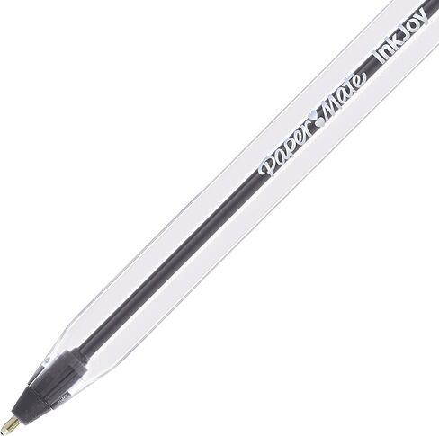 Paper Mate 2013158 InkJoy 50ST Ballpoint Pens, Ultra Smooth Ink, Reliable and Fluid 1.0mm Medium Tip, Pack of 24, Black in Saudi Arabia