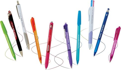 Paper Mate 2013158 InkJoy 50ST Ballpoint Pens, Ultra Smooth Ink, Reliable and Fluid 1.0mm Medium Tip, Pack of 24, Black in Saudi Arabia