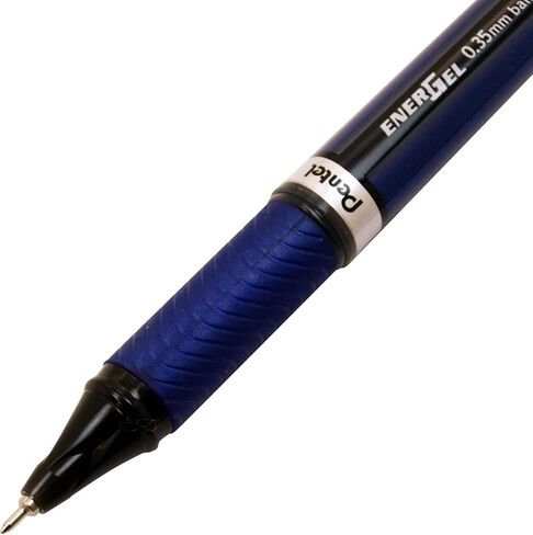 Pentel Energel Euro Ballpoint Pen, 0.35mm Needle Tip, Blue Ink (BLN23-C) in Saudi Arabia