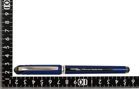 Pentel Energel Euro Ballpoint Pen, 0.35mm Needle Tip, Blue Ink (BLN23-C) in Saudi Arabia