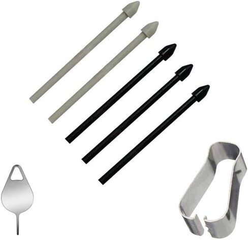 Tab S8 Pen Replacement Tips Nibs Parts for Samsung Galaxy Tab S8, S8+,Tab S7, S7 FE Verison Stylus S Pen Replacement Tips/Nibs + Eject Pin (Black) in Kuwait